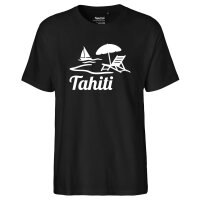 Herren T-Shirt Tahiti Inselmotiv...