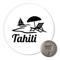 Magnet Tahiti Inselmotiv Franz&ouml;sisch-Polynesien...
