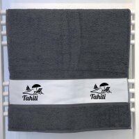 Handtuch Tahiti Inselmotiv Französisch-Polynesien 50x100cm