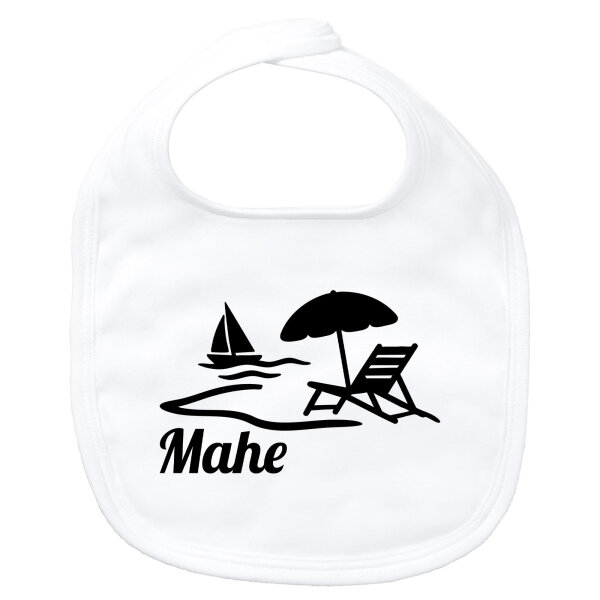 Baby Lätzchen Mahe Inselmotiv Seychellen