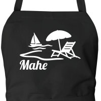 Schürze Mahe Inselmotiv Seychellen