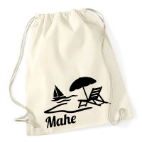 Turnbeutel Mahe Inselmotiv Seychellen 12 Liter