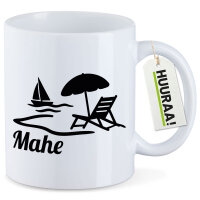Kaffeetasse Mahe Inselmotiv Seychellen 330ml