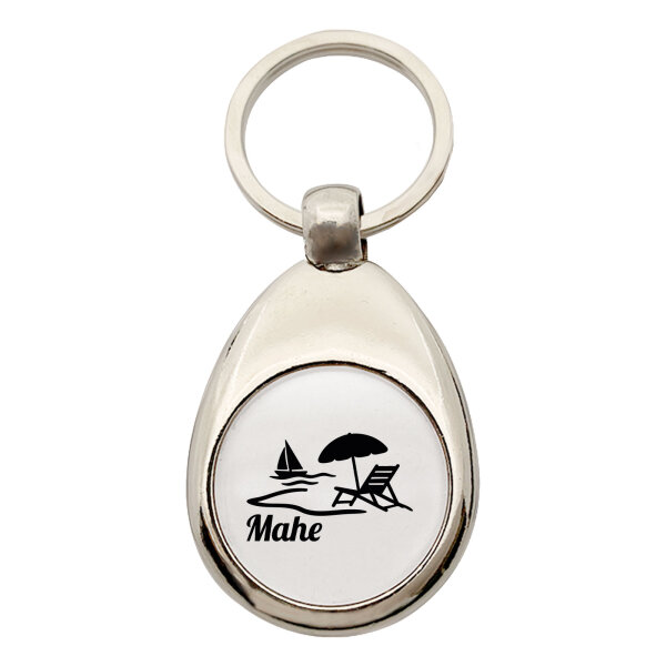 Schlüsselanhänger Mahe Inselmotiv Seychellen