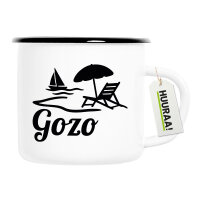 Emaille Tasse Gozo Inselmotiv Malta 300ml Vintage Emaille...