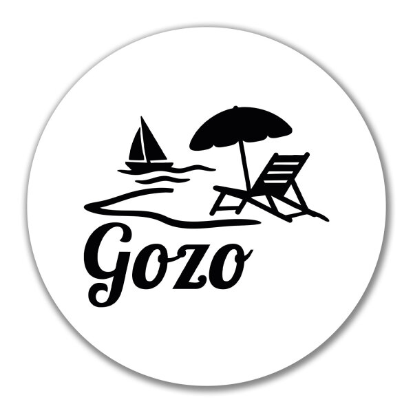 Aufkleber Gozo Inselmotiv Malta 10cm Sticker