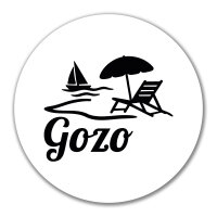 Aufkleber Gozo Inselmotiv Malta 10cm Sticker