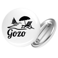 Button Gozo Inselmotiv Malta Anstecker