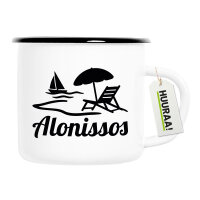 Emaille Tasse Alonissos Inselmotiv Griechenland 300ml...