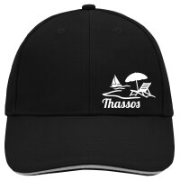 Cappy Mütze Thassos Inselmotiv Griechenland