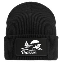Beanie Thassos Inselmotiv Griechenland
