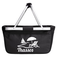 Einkaufskorb Thassos Inselmotiv Griechenland 20 Liter...