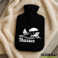 Wärmflasche Thassos Inselmotiv Griechenland