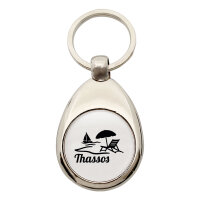 Schlüsselanhänger Thassos Inselmotiv Griechenland
