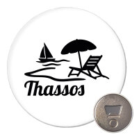 Magnet Thassos Inselmotiv Griechenland 59mm...