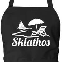 Schürze Skiathos Inselmotiv Griechenland