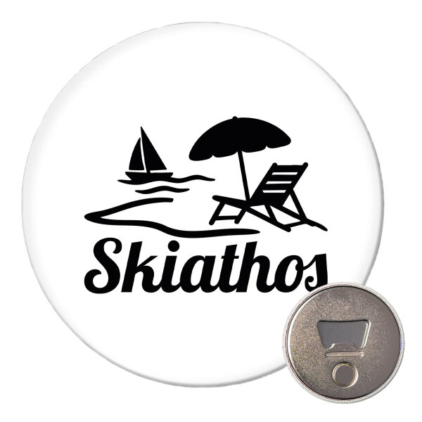 Magnet Skiathos Inselmotiv Griechenland 59mm Kühlschrankmagnet