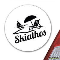 Aufkleber Skiathos Inselmotiv Griechenland 10cm Sticker