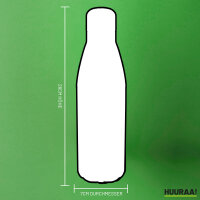 Edelstahl-Trinkflasche Skiathos Inselmotiv Griechenland 500ml Wasserflasche