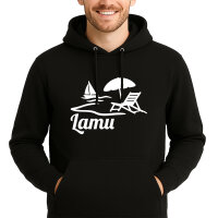 Unisex Hoodie Lamu Inselmotiv Kenia Größe S-3XL