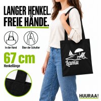 Jutebeutel Lamu Inselmotiv Kenia 10 Liter