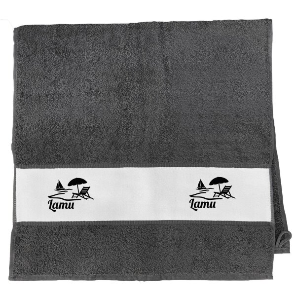 Handtuch Lamu Inselmotiv Kenia 50x100cm