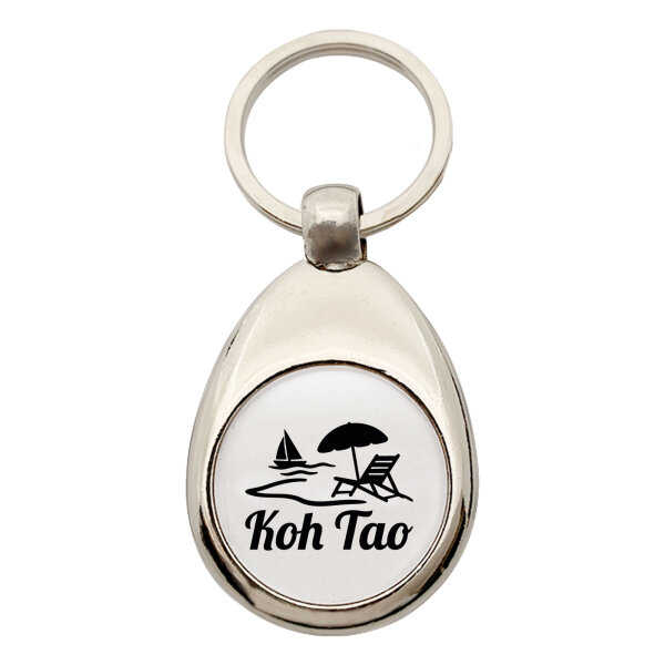 Schlüsselanhänger Koh Tao Inselmotiv Thailand