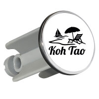 Waschbeckenstöpsel Koh Tao Inselmotiv Thailand 4cm...