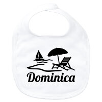 Baby Lätzchen Dominica Inselmotiv Karibik