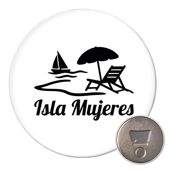 Magnet Isla Mujeres Inselmotiv Mexiko 59mm Kühlschrankmagnet Flaschenöffner