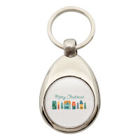 Schlüsselanhänger Merry Christmas Weihnachtsdorf