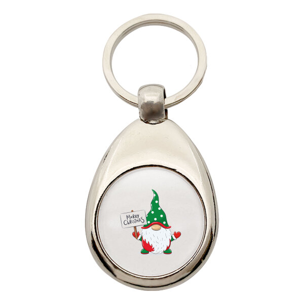 Schlüsselanhänger Wichtel Merry Christmas
