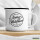 Emaille Tasse Merry Christmas Schriftzug 300ml Vintage Emaille Becher