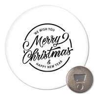 Magnet Merry Christmas Schriftzug 59mm...