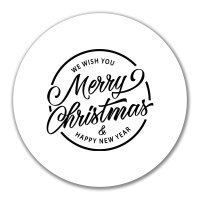 Aufkleber Merry Christmas Schriftzug 10cm Sticker