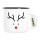 Emaille Tasse Rentier Rudolph 300ml Vintage Emaille Becher