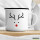 Emaille Tasse Rentier Rudolph 300ml Vintage Emaille Becher