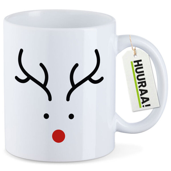 Kaffeetasse Rentier Rudolph 330ml