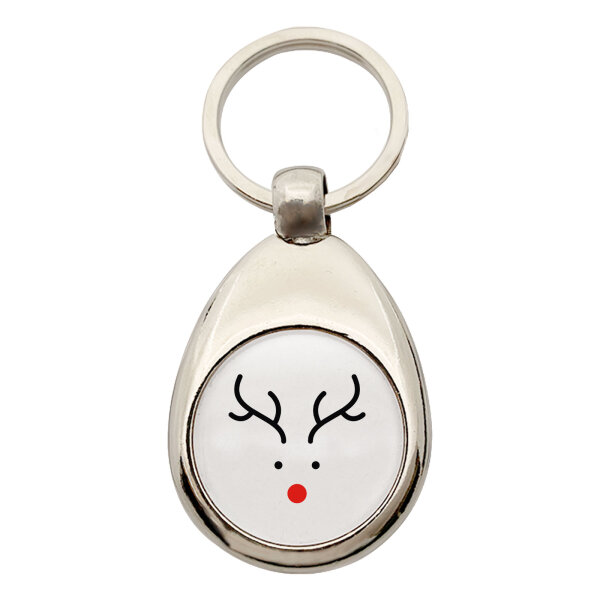 Schlüsselanhänger Rentier Rudolph