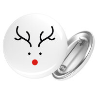 Button Rentier Rudolph Anstecker
