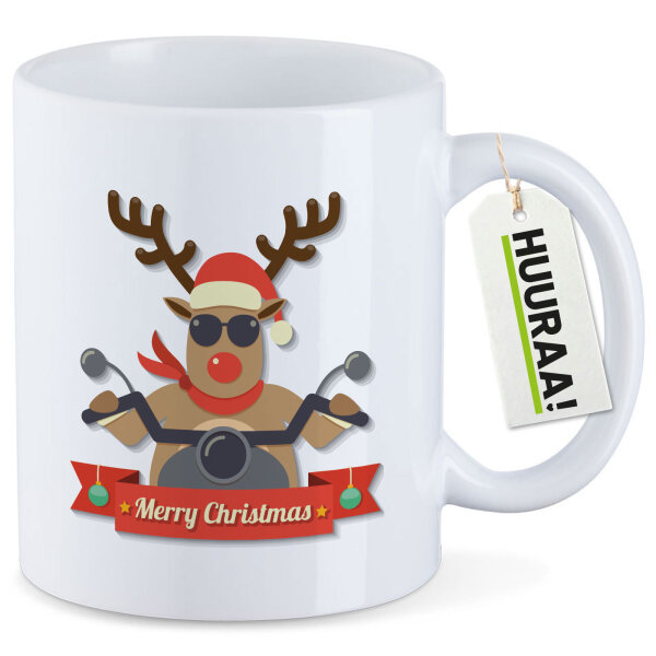 Kaffeetasse Cooles Rentier Rudolph 330ml