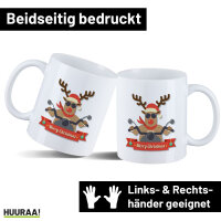 Kaffeetasse Cooles Rentier Rudolph 330ml