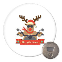 Magnet Cooles Rentier Rudolph 59mm Kühlschrankmagnet...