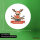 Aufkleber Cooles Rentier Rudolph 10cm rund
