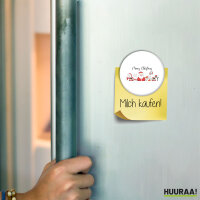 Magnet Merry Christmas Familie Weihnachtshelfer 59mm...