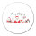 Aufkleber Merry Christmas Familie Weihnachtshelfer 10cm Sticker
