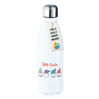Trinkflasche Hello Winter Wichtel Weihnachtself 500ml...