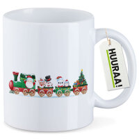 Kaffeetasse Weihnachtszug Weihnachten 330ml