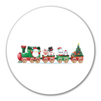 Aufkleber Weihnachtszug Weihnachten 10cm Sticker