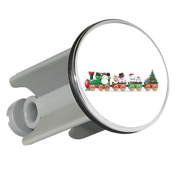 Waschbeckenstöpsel Weihnachtszug Weihnachten 4cm Abflussstopfen